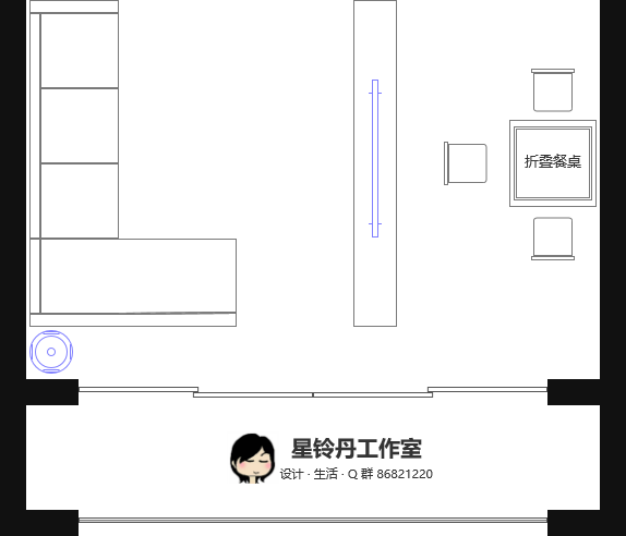 星铃丹·户型布置·室内设计·5.5米横厅